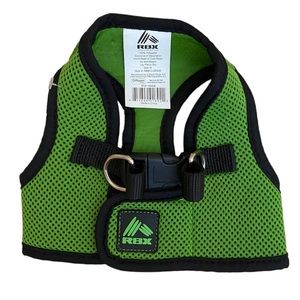 RBX Black and Green Mesh Harness Size Medium